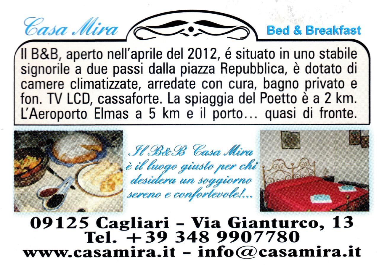 B&B Casa Mira Cagliari Dış mekan fotoğraf